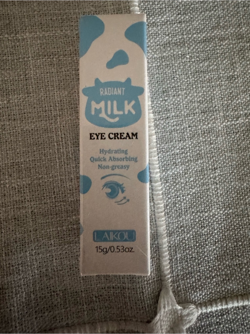 Aiko Radiant Milk Eye Cream - Light Blue & White